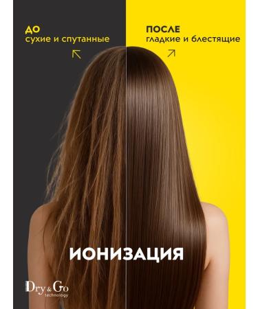 Dry&Go Hair hair dryer Powerful with nozzles - Buy Online on GoSupps.com