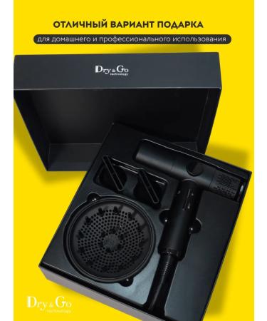 Dry&Go Hair hair dryer Powerful with nozzles - Buy Online on GoSupps.com