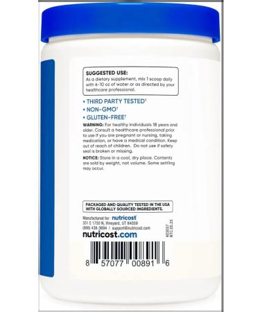 Nutricost Hmb 250 G (HMB without taste) - Buy Online on GoSupps.com