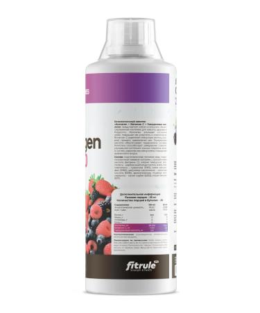 Fitrule Nutrition Natural collagen collagen Liquid 500 ml Forest berries - Buy Online on GoSupps.com