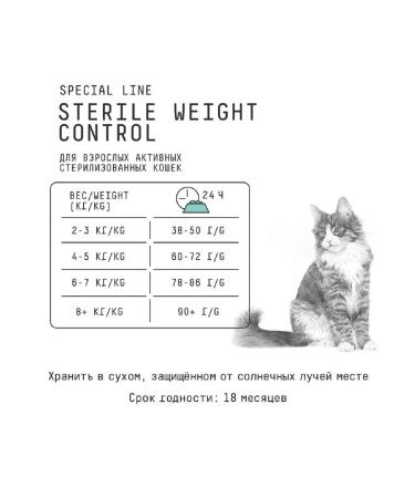 AJO Dry for sterilized cats and weight control 1.5kg - Buy Online on GoSupps.com