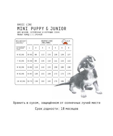 AJO Mini Puppy & Junior Dry for small breeds with buckwheat 8kg - Buy Online on GoSupps.com