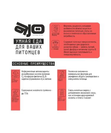 AJO Medium Adult dry for dogs of medium breeds with buckwheat 2kg - Buy Online on GoSupps.com