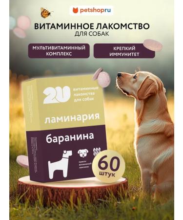 Multivitamin treat for dogs with kelp 60pcs