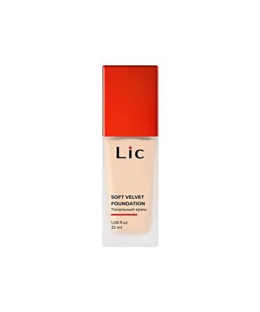 Lic Facial Tonal Cream Soft Velvet Foundation 02r 32ml - Buy Online on GoSupps.com