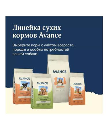 Advance Holistic Dog food for small breeds with turkey and brown rice 3kg - Buy Online on GoSupps.com