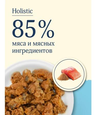 Advance Holistic Canned food for dogs and puppies with salmon Salmon 100 g - Buy Online on GoSupps.com