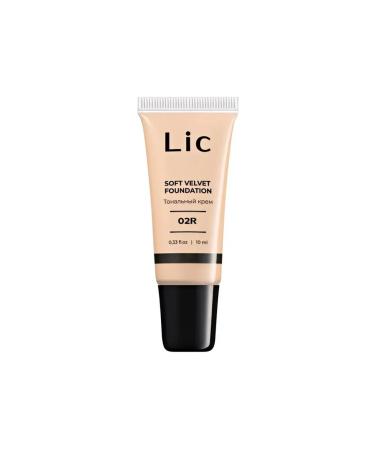 Lic Facial Tonal Cream Soft Velvet Foundation 02r 10ml - Buy Online on GoSupps.com