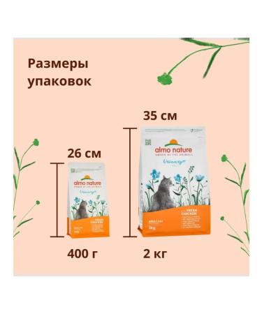 Almo Nature Cat for cats with chicken for the prevention of ICD Urinary 0.4kg - Buy Online on GoSupps.com