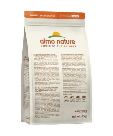 Almo Nature Dry food for dogs of small breeds with beef mini 2kg - Buy Online on GoSupps.com