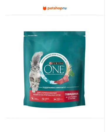 PURINA ONE Feed for sterilized cats beef 3 kg