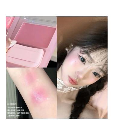 Blush powder of sweet peach