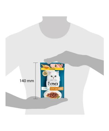 Gourmet Spider for cats with chicken in luxurious sauce 26 pcs - Buy Online on GoSupps.com