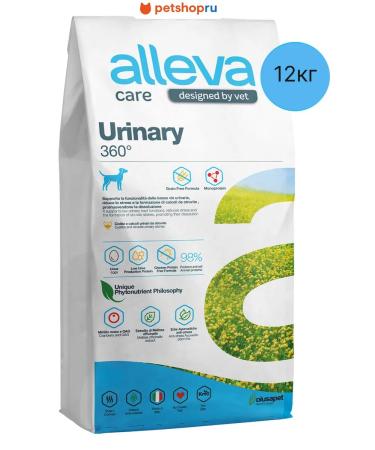 Alleva Dog food Urinaries 360 12 kg