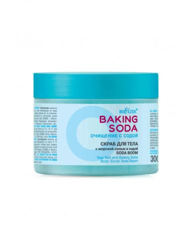 BELITA Body scrub with sea salt and soda SODA BOOM BAKING SODA