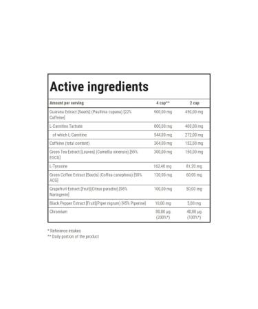 Trec Nutrition TREC The fat burner Thermo Fat Burner Max 120 Capsules - Buy Online on GoSupps.com