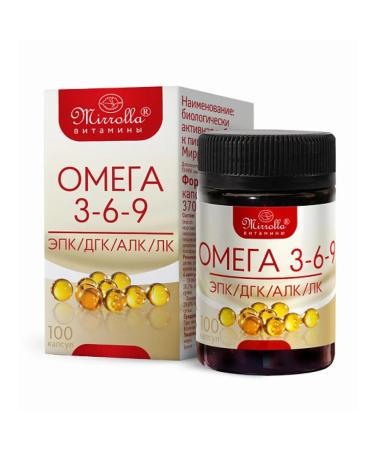 Mirrolla omega 3-6-9 100kapsul - Buy Online on GoSupps.com