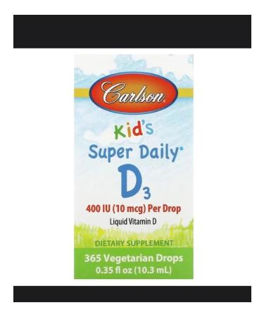 Vitamin D3 and K2 for children
