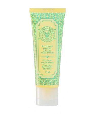 Gourmandise Aloe Vera Acides de Fruits Gel Nettoyant G 75ml