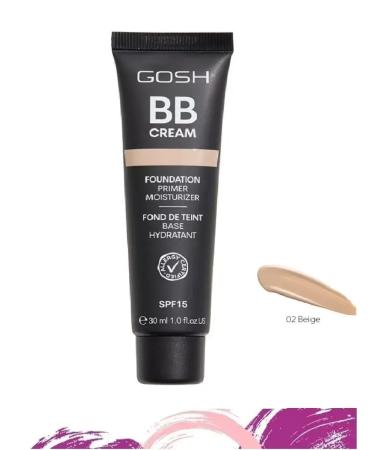 GOSH Tonal cream BB Cream Foundation 02 Beige 30ml