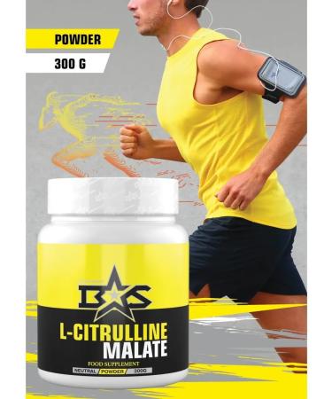 Binasport "L-CITRULLINE MALATE" 300 g with natural taste - Buy Online on GoSupps.com