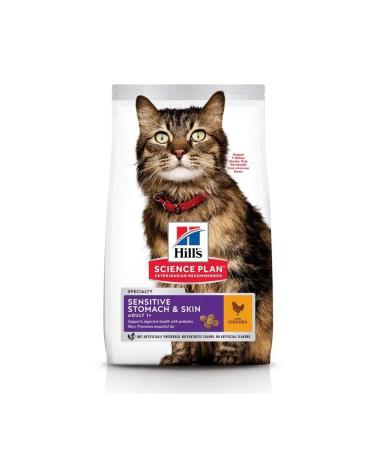 HILL'S Science Plan for cats with sensitive skin chicken 7kg - Buy Online on GoSupps.com