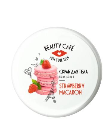 Cos&MAGIC Body scrub "Strawberry Makarun" Beauty Cafe - Buy Online on GoSupps.com