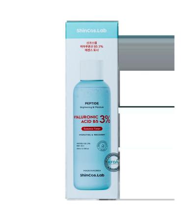 ShinCosLab Korean Facial Toner-Essence with Hyaluronic Acid and Panthenol 200ml - Buy Online on GoSupps.com