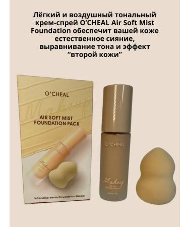 Alika2 Tonal cream spray with a wet effect sponge in the kit - Buy Online on GoSupps.com