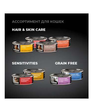 GO'KITCHEN Canned food for cats and kittens with salmon 100 g - Buy Online on GoSupps.com