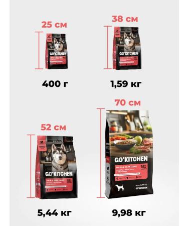 GO'KITCHEN Feed for dogs of all ages with salmon 1.59 kg - Buy Online on GoSupps.com