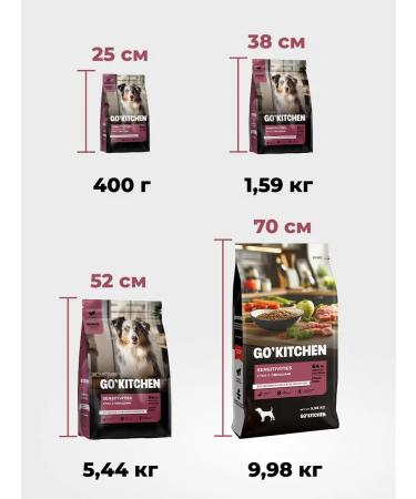 GO'KITCHEN For puppies and dogs for sensitive digestion 9.98kg - Buy Online on GoSupps.com