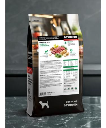GO'KITCHEN Dry food for puppies and dogs with lamb 9.98kg - Buy Online on GoSupps.com