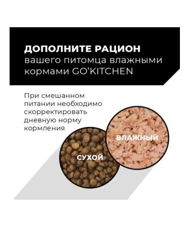 GO'KITCHEN Canned food for dogs and puppies with turkey 100 g - Buy Online on GoSupps.com