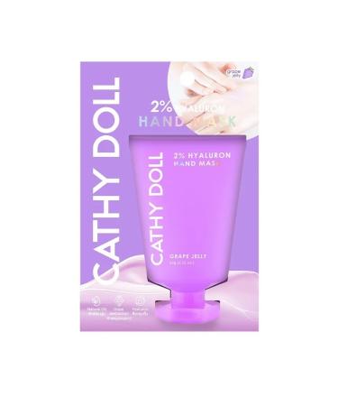 Cathy Doll Hand Cream with 2% Hyaluronic Acid Grape Scent 60g
