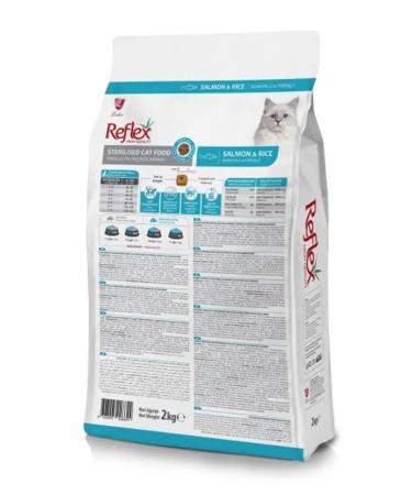 REFLEX Dry food for sterilized cats anchovies+salmon 2kg - Buy Online on GoSupps.com