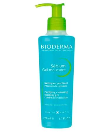 Bioderma SEBIUM GEL MOOSSANT for oily and problem skin 200ml - Buy Online on GoSupps.com