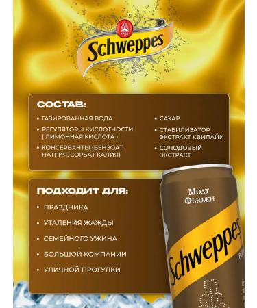 Schweppes SHVEPS MOTH FUZHN SASING 0.33L x 24 pcs - Buy Online on GoSupps.com