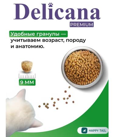 Delicana Dry food for sterilized cats with lamb 8 kg - Buy Online on GoSupps.com