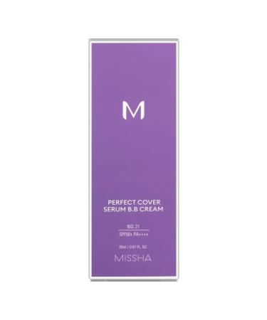 MISSHA Anti-Age BB Cream 21 Light-beige M Perfect Cover Serum - Buy Online on GoSupps.com