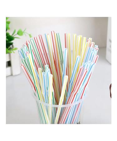 Colored flexible plastic pipes for drinks 300pcs - Buy Online on GoSupps.com