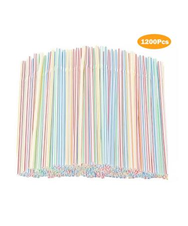 Colored flexible plastic tubes for drinks 1200 pcs - Buy Online on GoSupps.com