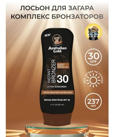 Australian Gold Lotion Sunscreen with Instant Bronzer SPF 30 lotion