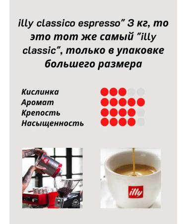 illy Classico Espresso 3 kg cerebral coffee - Buy Online on GoSupps.com