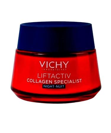 Vichy Liftactiv night cream with collagen and peptides 50ml - Buy Online on GoSupps.com