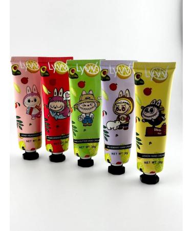 MK82 A set of hand creams 5 fruit aromas - perfect care - Buy Online on GoSupps.com