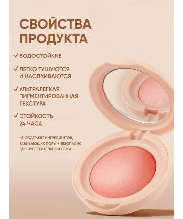 Compact blush FHOFAY No. 3 with shimmer effect - Buy Online on GoSupps.com