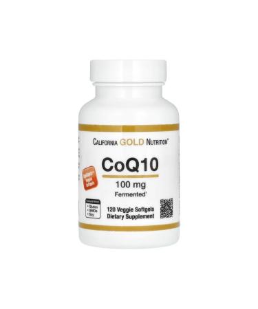 California Gold Nutrition Coenzyme COQ10 100 mg 120 capsules