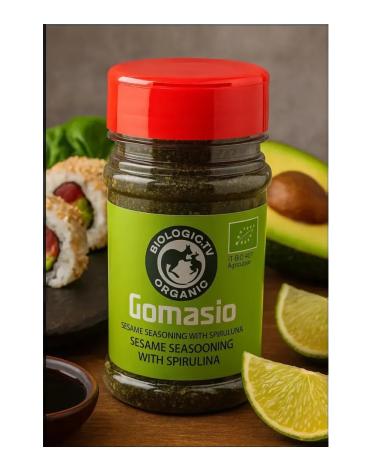 BIOLOGICTV Sesard seasoning Gomasio with a spirulina without sugar vegan