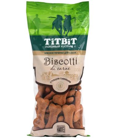 TIT BIT Biscotti cookies for dogs Beef shirt 350 g 2pcs - Buy Online on GoSupps.com